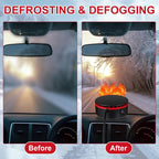 3 Pcs Portable Car Heater 12v Vehicle Heaters 2 in 1 150w Plug in Cigarette Lighter Windscreen Defogger Defroster 360° Fast Heating Cooling Fan Air Circulator for Winter Suv Rv(Red)