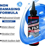 Oil Film Remover for Car Windshield - Glass Cleaner Spray Anti-Fog Rain Repellent - Removes Grease Silicone Water Spots Road Grime - Interior Exterior Windows (2, Fluid Ounces)