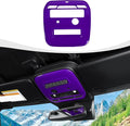 for Bronco Front Reading Light Panel Trim Cover Compatible with 2021-2025 Ford Bronco Interior Accessories 2-Door 4-Door, Purple (with AUX Switches)