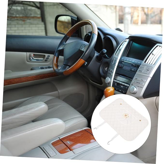Car Seat Kick Mat Protector with Storage Pocket Back Seat Cover for Full Coverage Anti-kick Pad Easy Installation Car Accessory Organizer for Vehicles