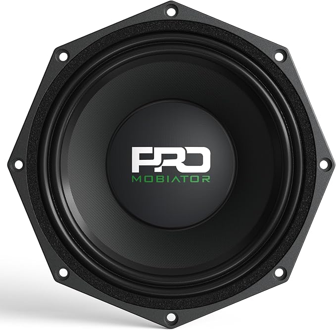 PRO834MB Loudspeaker - 8" Midbass Aluminum Basket, 1400W Max, 350W RMS, 4 Ohms - Premium Quality Audio Door Speakers for Car or Truck Stereo Sound System (MB-PRO834MB)