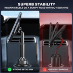 Magnetic Cup Holder Phone Holder -Designed for iPhone MagSafe Case - [Not Charging] (Gray-MagSafe)