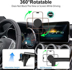 Car Phone Holder for Mercedes-Benz 2016-2019 GLC & 2015-2018 C-Class, 7-Inch Center Screen – Precision Fit, Strong Magnet, OEM-Style, No View Obstruction Phone Mount Compatible with MagSafe