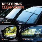 Car Windshield Cleaner & Glass Oil Film Remover, 2Pcs | Removes Oil, Grease & Fog, wiper residue, Anti-Fog Glass Emulsion Cleaner for Clear Driving Visibility,100ml