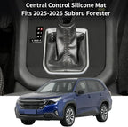 Center Console Wireless Charging Protective Mat and Center Console Cover Black fits for 2025 Forester Accessories Inserts Liner Anti-Slip Anti-Dust Waterproof Mats