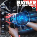 Tire Inflator Air Compressor Compatible with Milwaukee 18V Battery, 160 PSI Cordless Portable Electric Air Pump 2026 Bigger LCD Digital Pressure Gauge for Car, Bike, Sport Ball (Tool Only)