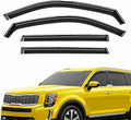 Extra Durable Window Deflectors in-Channel Window Visors Rain Guards Fit for Kia Telluride 2020-2026, Sun Visors, Wind Vent for Shades, Exterior Car Accessories - 4pcs. AG0770
