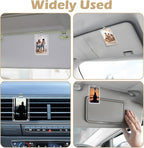 4Pcs Acrylic Magnetic Personalized Photo Holder, Car Accessories Car Photo Holder Car Visor Clip, Personalized Car Picture Frame, Suitable for Adding Family or Personal Photos