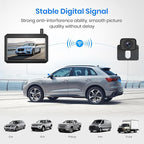 CS-2 Wireless Backup Camera with 4.3" Car Monitor, Easy Install Stable Digital Signal Back Up Camera System, Super Night Vision Reverse Cam for Truck, SUV, Van, Trailer | Stable Digital Signal Back Up Camera System, Super Night Vision Reverse...