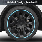 Wheel Rim Protector for Tesla Model Y 20 Inch Induction Wheels All-in-one Car Tire Trim Rings Rim Case Hubcaps Wheel Cover 2020-2024 Model Y Accessories