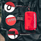 EDC First Aid Kit for Travel, Mini Water-Resistant & Ultralight Portable Quick Search Emergency Med Kit for Car, Camping, Hiking,Cycling, Backpacking