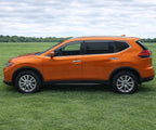 2014-2020 Tape-On Rain Guards for Nissan Rogue Side Window Visor Deflectors Extra Thick Vent Shades 2015 2016 2017 2018 2019