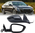 Right Passenger Side Mirror Compatible with Honda Accord LX Sport 1.5T 2018-2025 Power Glass | Non-Heated | Paint to Match Repalces HO1321328 76208-TVA-A02 (3Pins-Black)