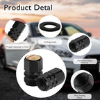 4Pack Baseball Tire Valve Caps Universal Tire Air Cap Valves Stem Covers | Aluminum Alloy Rust-Proof Valve Stem Caps,for Auto SUV Truck Motorcycle Bicycle,Baseball Gifts Decor for Women Men Drivers