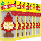Car Air Freshener | Hanging Tree Provides Long Lasting Scent for Auto and Home | Tailored for Him, 24 Air Fresheners
