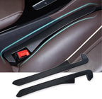 Car Seat Gap Filler Set of 2, Car Accessories Interior Organizer, Seat Gap Plug Fit Sedan SUV Truck, Black