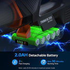 20V Car Vacuum & Air Inflator, Dual Function High Power Handheld Cordless Vacuum with 18000pa Suction Power for Car Cleaning, Household Dust Removal, Inflation