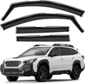GrandWheel Window Deflectors Smoke Tinted in-Channel Side Window Vent Visor Deflectors Rain Guards Compatible with Outback 2020-2025 - 4pcs. GW0884