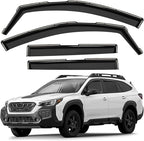 GrandWheel Window Deflectors Smoke Tinted in-Channel Side Window Vent Visor Deflectors Rain Guards Compatible with Outback 2020-2025 - 4pcs. GW0884