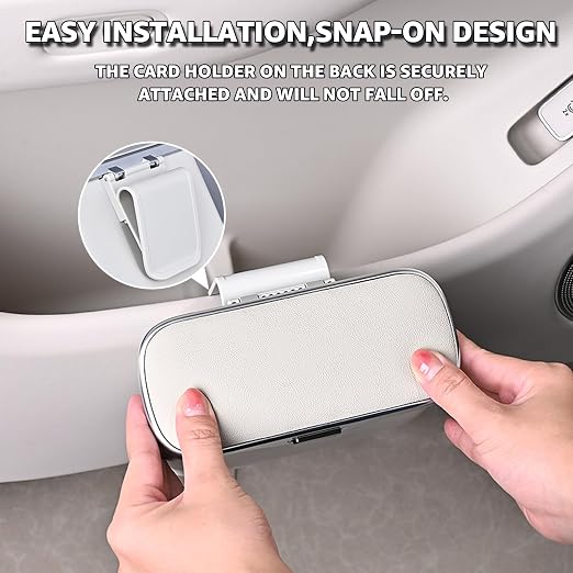 Car Trash Can, Waterproof Multi‑Functional Auto Trash Bin for Door/Console/Seat Back, Universal Vehicle Garbage Can for Car/Truck/SUV Drivers (Black)