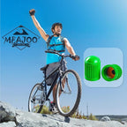 100PCS Tire Valve Stem Caps, Corrosion Resistant, with O Rubber Ring, Airtight Seal Heavy Duty Dustproof Tire Valve Stem Covers for Cars, SUV, Trucks, Bikes, Motorcycles, Bicycles(Green)