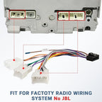 Car Stereo Wiring Harness Adapter for Toyota | 16Pin Android Radio Wire Harness Compatible wtih Highlander RAV4 Camry Corolla Land FJ Cruiser Yaris No JBL Amplifier&Canbus