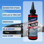 Oil Film Remover for Car Windshield - Glass Cleaner Spray Anti-Fog Rain Repellent - Removes Grease Silicone Water Spots Road Grime - Interior Exterior Windows (2, Fluid Ounces)