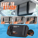 Molle Car Visor Organizer, Tactical Truck Accessories for SUVs Jeep, Sunglasses Holder & Zipper Pouch, Car Organizers and Storage, Semi-Rigid Panel, Police Gear Storage for Pickup Patrol