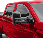 Voron Glass in-Channel Extra Durable Rain Guards for Trucks GMC Sierra 2500HD/3500HD 2015-2019 Crew Cab, Window Deflectors, Vent Window Visors, 4 Pieces - 200445
