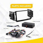 Interfacing Solutions DKGM15 Onstar Radio Replacement Interface W/ Swc Retention Video Switcher & D. Din Dash Kit - Gm Clas