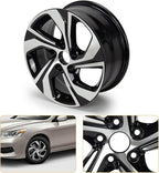 New 16x7" 16 Inch Premium Aluminum Alloy Wheel Rim Compatible with Honda Accord 2016 2017 OEM Design, Alloy Replacement Wheel, Super Duty Car Rims Replacement, OE Stock Specs ﻿