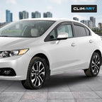 in-Channel Incredibly Durable Rain Guards for Honda Civic 2012-2015 Sedan, Original Window Deflectors, Vent Window Visors, Vent Deflector, 4 pcs. - 612309