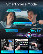 Wireless Carplay Adapter for iPhone Newly Upgraded, Ultra-Mini USB Design Wired to Wireless for Apple Car Play, Stable Low-Lag GPS Plug & Play for iOS 10+ & Cars from 2016+ (Starry Sky)