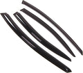 WD2-089 Dark Smoke 4 Pcs Set Window Visor (Outside Mount) Deflector Rain Guard Compatible with 1998-2004 Chrysler Concorde