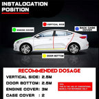 13Ft(4M) Car Door Edge Guards - U Shape Edge Trim Rubber Seal Protector - Anti-Collision Clips Fit Most Cars