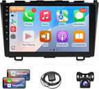 8 Core Car Stereo for Honda CRV 2007-2011, 9” Touch Screen for Honda CRV Car Radio Apple Carplay & Android Auto, CarPlay Radio Head Unit with Bluetooth/GPS/MirrorLink/FM/SWC Backup Camera