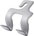 2 in 1 Car Headrest Hooks for Purses and Bags, Upgraded Leather Organizer Storage Holder Hooks Matching Cars Interior, 1-Pack, Gray
