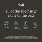 Drift Car Air Freshener - The Original Wood Air Freshener - Car Odor Eliminator - Long Lasting Scent - Metal Clip - Essential Oils - John Wick Scent 3 Pack Refill - NO CLIP INCLUDED