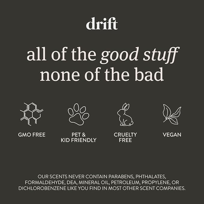 Drift Car Air Freshener - The Original Wood Air Freshener - Car Odor Eliminator - Long Lasting Scent - Auto Accessories - Metal Clip - Essential Oils - John Wick Scent Starter Kit