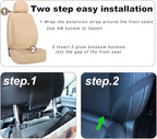 XDV Car Seat Organizers,Multi-functional Back Seat Protectors, Storage Pouches, Child kicking prevention and Tray Holders Kick Mats Back (for Cars, Kids,and Rear Seats) (Black, 2 Pack with Food Tray)