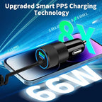 [Apple MFi Certified] iPhone Car Charger Fast Charging, 4.8A USB Power Cigarette Lighter Car Carplay Charger Adapter with 6FT Coiled Lightning Cable for iPhone 14 13 12 11 XS XR X 8 SE iPad