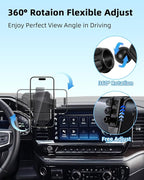 PZK Car Phone Holder for 2022-2026 Chevy Silverado/GMC Sierra 13.4'' Screen | Auto Lock Chevy CellPhone Mount 360° Rotation Hands-Free Silverado LT/RST/ZR2/LTZ/LT Trail Boss/High Country Accessories