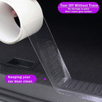 Car Door Entry Guards Scratch Cover Protector Paint Threshold Guard,Door sill Protector,Front Rear Door Entry Sill Guard Scuff Plate for Most Cars,2in9.8ft(5cm*3m) Transparent