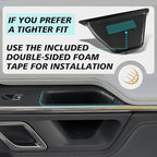 Upgrade 4PCS Front & Rear Door Side Storage Organizer fit for Rivian R1T/R1S 2026 2025 Gen2 Interior Accessories Inner Door Handle Storage Box Insert Tray ABS Material Anti-Scratch