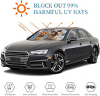 Windshield Sun Shade Dog Cat Funny Car Front Window Sunshade Cover for Truck SUV Blocks UV Rays Automotive Visor Interior Protector 51 x 27.5 inch