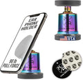 MobNetic Maxx - USA Assembled Magnetic Phone Holder for Car, Magnetic Car Phone Mount, 90-Degree Tilt, 360-Degree Rotation, Aluminum Metal, Compatible with iPhone & Android - Multicolor
