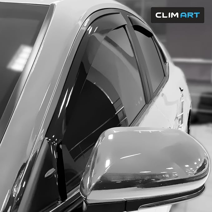 in-Channel Incredibly Durable Rain Guards Compatible with Toyota Camry 2018-2024, Original Window Deflectors, Vent Window Visors, Vent Deflector, 4 pcs. - 618111
