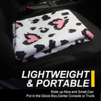 Car Seat Cover Protector Front Seats,for Gym Workout,Running,Swimming,Beach and Hiking,Waterproof Sweat Towel Bucket Seat Covers for Trucks SUV Jeep (Leopard Print)
