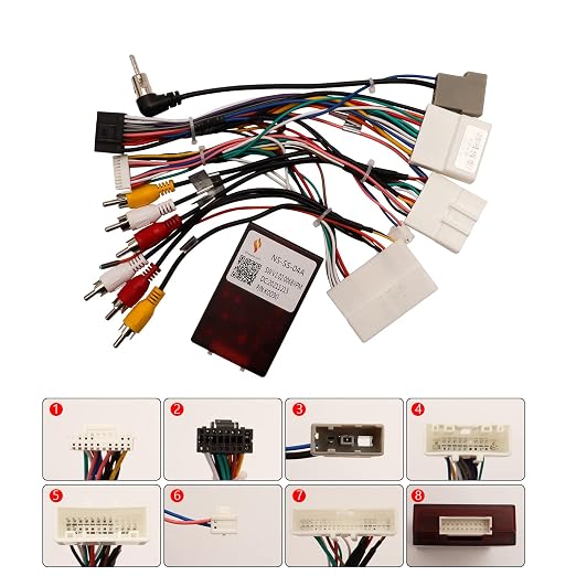 16-Pin Car Radio Wiring Harness Canbus Box for Nissan Qashqai Rogue X-Trail 2014-2022, Retain Factory Rear Camera 360 Camera Steering Wheel Control Bose AMP, Plug & Play for Android Storeo