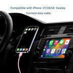 Cute Pink iPhone 17/17E Car Carplay Charger Cable for iPhone 17/16/15, 15/16/17 Pro Max 15 16 Plus Charging cable, USB A to USB C for iPad 10th Gen iPad Pro, Air 5th 4th Mini 6th Replacement (3.3 FT)